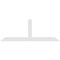 Ekena Millwork Portland Architectural Grade PVC Gable Bracket, 96"W x 36"H x 2"D x 6"F, 9/12 Pitch GBP096X36X0206POR00 - alternate 3